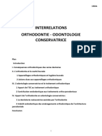 2.8a Interralations Orthodontie - Odontologie Conservatrice