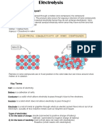 Electrolysis PDF