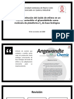 Hacia La Sustitución Del Óxido de Etileno en Un Mundo Sostenible