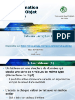 Cours Tableau ArrayList LinkedList