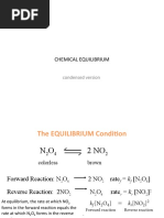 Chemical Equilibrium: Condensed Version