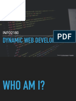 INFO2180: Dynamic Web Development 1