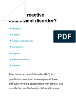 What Is Reactive Attachment Disorder