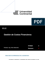 Semana 03 - Unidad 2 Gestión de Costos Financieros