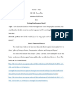 Writing Plan Progress Check 2 Topic: I Have Chosen The Historical Event Revolving Around School Desegregation in Boston. The