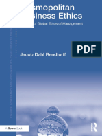 Cosmopolitan Business Ethics. Towards A Global Ethos of Management, Routledge, 2017 by Jacob Dahl Rendtorff.