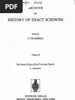 Seidenberg, The Ritual Origin of Circle and Square