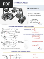 Calculo de Fuerzas en Poleas Correas y Cadenas Piñones