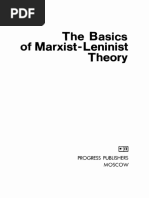 Volkov G. N. - Basics of Marxist-Leninist Theory PDF