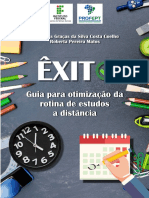 Êxito Guia para Otimização Da Rotina de Estudos A Distância