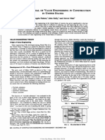 Holistic Appraisal of Value Engineering in Construction in United States