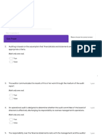 Quiz Auditing Theory Chap 1 and 2