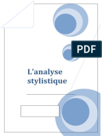 L'analyse Stylistique