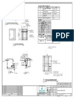 Elevation of Cistern & Staging: Top Slab Reinforcement