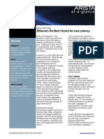 Deciding On Infiniband or Ethernet For Low Latency