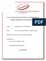 Caso "Costos Por Proceso" - Sierra Andina