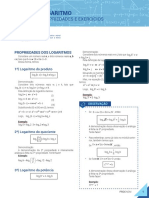 017-Matemática-1-LOGARITMO-PROPRIEDADES E EXERCÍCIOS PDF