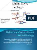 Dna Recombinant Technology Biotechnology