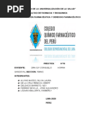 Informe 10 - CQF - Legislación y Deontologia Farmaceutica