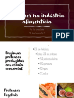 Aula 3.2 Aplicação Das Proteases Nos Alimentos