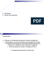 Project Control: Earned Value Approach