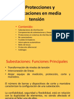 2016 Instalaciones II, Unidad III Protecciones y Subestaciones en MT PDF