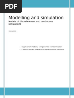 Modelling and Simulation