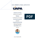 Tarea 1 Administración de Empresas 1 Uapa