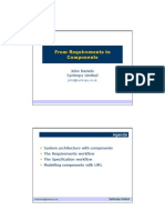 From Requirements To Components