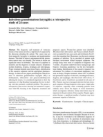 12infectious Granulomatous Laryngitis A Retrospective