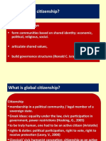 What Is Global Citizenship?: Human Beings Always