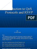 Fdocuments - in - Introduction To Qos Protocols and RSVP