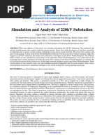 Simulation and Analysis of 220kV Substation