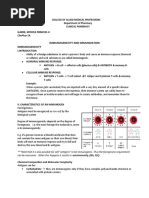 Immunogenesity & Immunization