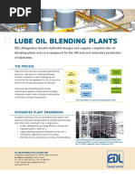 Lube Oil Blending Plant