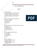 EC2050-Mobile Adhoc Networks VIII Semester: Unit I - Introduction