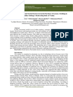 Role of Personality and Social Factors Towards Purchase of Luxury Clothing in Online Settings: Moderating Role of Vanity