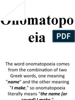 Onomatopoeia