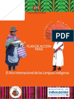 PLAN de ACCIÓN 2019 Año Internacional de Lenguas Indígenas - Victor Cuizara