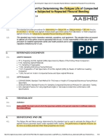 AASHTO Fatigue-Flexural Test