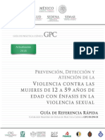 GUÍA PRACTICA CLINICA VIOLENCIA Referencia Rápida