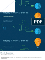 Module 7: WAN Concepts: Instructor Materials