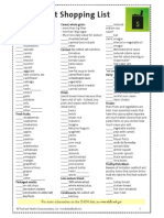 DASH Diet Shopping List: For More Information On The DASH Diet, See WWW - Nhlbi.nih - Gov