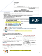 Guía 5 - Matemática - 1° Medio