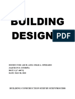 Building Design 1: Building Construction Step by Step Process