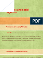 Attitudes and Social Cognition