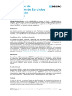 Formulario de Aceptación de Servicios de Inversión