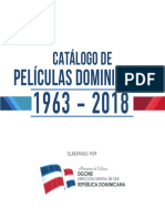 Catalogo de Peliculas Dominicanas 1963 2018 PDF