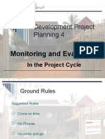 6 Monitoring & Evaluation in Project Cycles