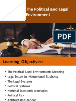 Chapter 6 The Political and Legal Environment